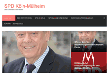 Tablet Screenshot of muelheim-spd.de
